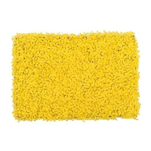 QIANMEI Künstliche Garten Sichtschutz Kunstrasen-Wandpaneele, Üppige Rasen-Wandpaneele, Dekorativer Simulationspflanzen-Wandhintergrund, for Innen- Und Außendekoration(Yellow,23.62x15.75in/2pcs) von QIANMEI