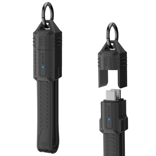QIANRENON PD240W USB4.0 C Tragbar Schnelllade Kurzes Kabel 80Gbps USB Typ C 4.0 Stecker auf Stecker Schlüsselbund Daten Kabel 8K USB C 4.0 Voller Funktion Tragbarkeit, für Smartphone Powerbank,13cm QIANRENON PD240W USB4.0 C Tragbar Schnelllade Kurzes Kabel 80Gbps USB Typ C 4.0 Stecker auf Stecker Schlüsselbund Daten Kabel 8K USB C 4.0 Voller Funktion Tragbarkeit, für Smartphone Powerbank,13cm von QIANRENON