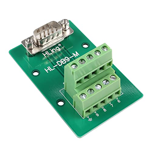 QIANRENON RS232 DB9 Stecker Breakout Board DB9 Stecker auf Verdrahtung Terminal Lötfreie Anschluss RS232 DB9 Serieller Test Klemmenleiste Adapter, für serielle DB9 Prototyping und Fehlersuche QIANRENON RS232 DB9 Stecker Breakout Board DB9 Stecker auf Verdrahtung Terminal Lötfreie Anschluss RS232 DB9 Serieller Test Klemmenleiste Adapter, für serielle DB9 Prototyping und Fehlersuche von QIANRENON