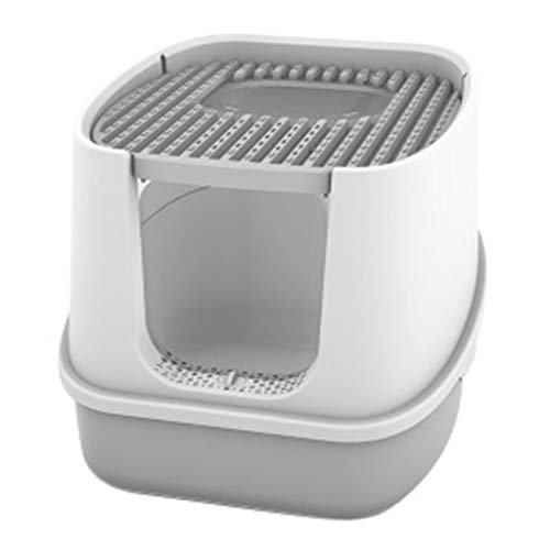 QIAOH Haustier Katzentoilette, Selbstreinigende Katzentoilette mit Deckel, Katzenklo mit Filter QIAOH Haustier Katzentoilette, Selbstreinigende Katzentoilette mit Deckel, Katzenklo mit Filter von QIAOH