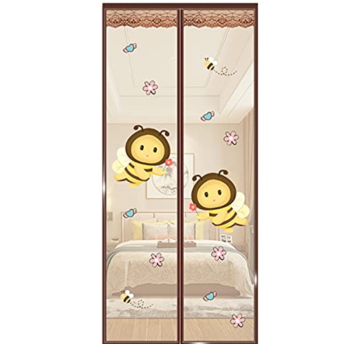 QIAOH Magnet Fliegengitter Balkontür Tür Insektenschutz 80x210cm, Fliegenvorhang Terrassentür, Magnetvorhang Fliegengitter, Fliegenschutz Tür Magnet (C 80x210cm) von QIAOH