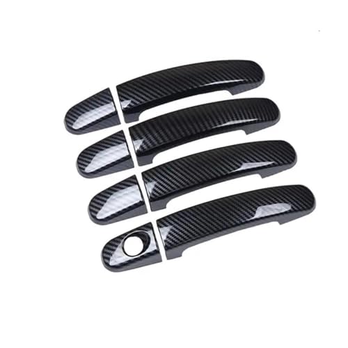Auto Türgriff Abdeckung Trim Zubehör Für Ford Für Escape Für Kuga 2009-2016(Carbon fiber) von QIBBEI