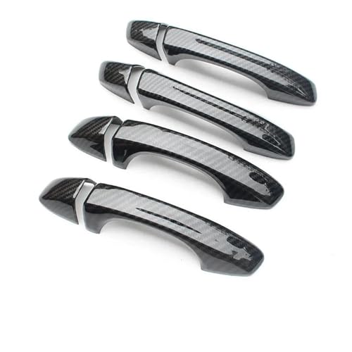 Auto Türgriff Abdeckung Trim Zubehör Für VW Für Golf 7 MK7 2013-2018(Carbon fiber) von QIBBEI