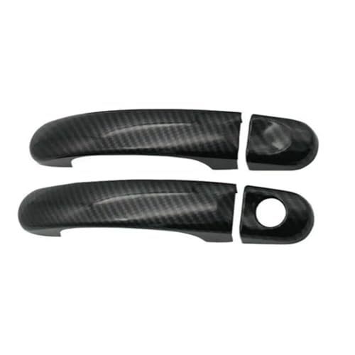 Chrom Auto Türgriff Abdeckung Trim Styling Zubehör Für VW Für EOS 2006-2015(Carbon fiber) von QIBBEI