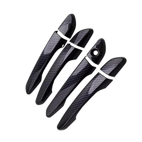 QIBBEI Auto Außentür Griff Abdeckung Moulding Schutz Zubehör Für Hyundai Für Tucson 2015-2020(Normal Carbon) von QIBBEI