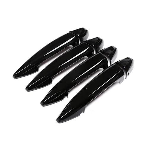 QIBBEI Auto Außentür Griff Pull Abdeckung Dekor Für X1 F48 X5 X6 F15 F16 2016-2017(Bright black) von QIBBEI