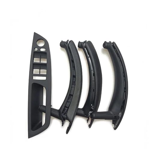 QIBBEI Auto Innen Tür Fenster Schalter Panel Pull Griff Abdeckung Für BMW X5 X6 E70 E71 2007-2014(LHD Set Black) von QIBBEI