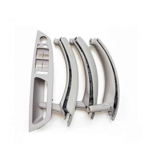QIBBEI Auto Innen Tür Fenster Schalter Panel Pull Griff Abdeckung Für BMW X5 X6 E70 E71 2007-2014(LHD Set Gray) von QIBBEI