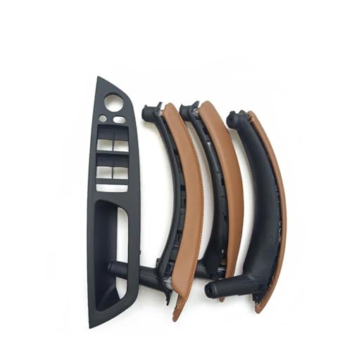 QIBBEI Auto Innen Tür Fenster Schalter Panel Pull Griff Abdeckung Für BMW X5 X6 E70 E71 2007-2014(LHD Set Sattle) von QIBBEI