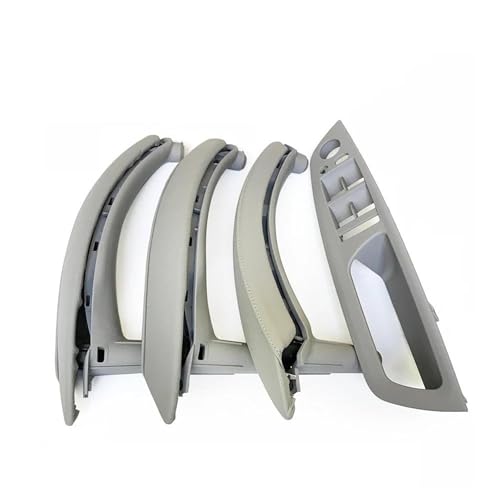 QIBBEI Auto Innen Tür Fenster Schalter Panel Pull Griff Abdeckung Für BMW X5 X6 E70 E71 2007-2014(RHD Set Gray) von QIBBEI