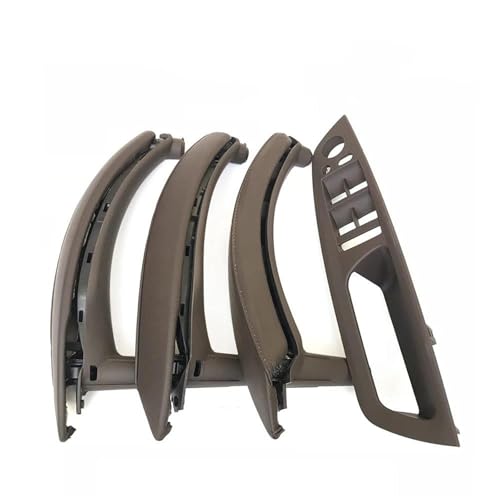 QIBBEI Auto Innen Tür Fenster Schalter Panel Pull Griff Abdeckung Für BMW X5 X6 E70 E71 2007-2014(RHD Set Moka) von QIBBEI