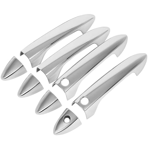 QIBBEI Auto Seite Türgriff Abdeckung Moulding Trim Außen Decor Zubehör Für Accord 2013-2017(Chrome - Smart Key) von QIBBEI