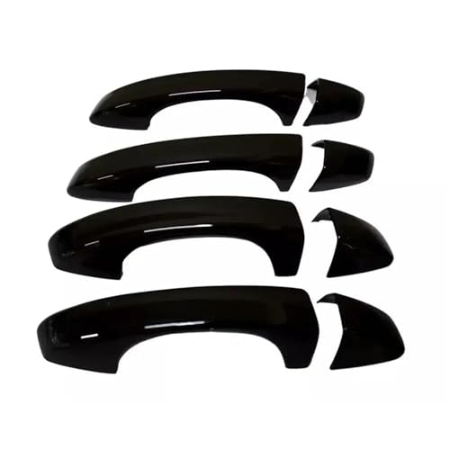 QIBBEI Auto Smart Türgriffabdeckung Formteil Trim Außenzubehör Für VW Für Golf MK7 MK7.5 2014-2019(Normal Black) von QIBBEI