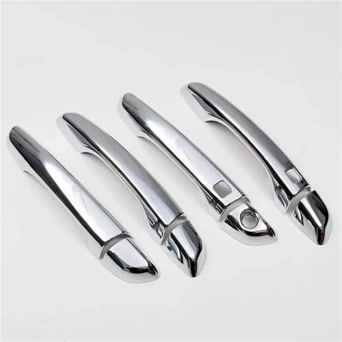 QIBBEI Auto Türgriff Abdeckung Trim Zubehör Für Peugeot 308 308SW T9 2016-2022(Silver 2 sensors) von QIBBEI