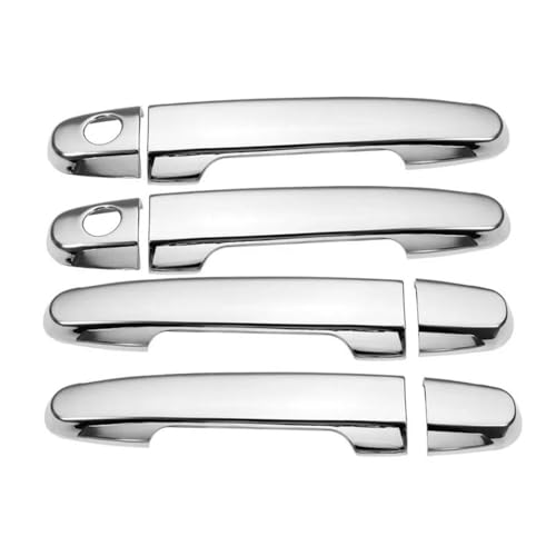 QIBBEI Autotürgriffabdeckung Trim Styling Zubehör Für BYD F3 2007-2014(Chrome 2 keyholes) von QIBBEI