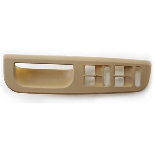 QIBBEI RHD Schwarz Fenster Switch Control Panel Trim Für VW Für Jetta MK4 1998-2004(Beige) von QIBBEI