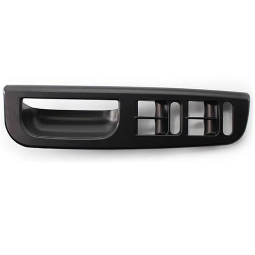 QIBBEI RHD Schwarz Fenster Switch Control Panel Trim Für VW Für Jetta MK4 1998-2004(Schwarz) von QIBBEI