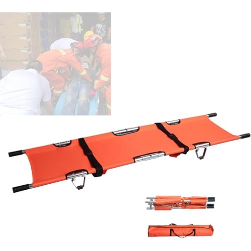 Faltbare Medizinische Notfalltrage, Faltbare Rettungstrage Aus Aluminium, Tragbare Trage Aus Aluminiumlegierung, Verwendet In Krankenhäusern, Sportstätten Und Krankenwagen von QICBYING