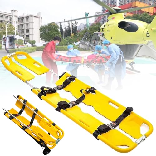 Faltbare Schaufeltrage Aus Aluminium – Medizinische Notfalltrage, Tragbare Medizinische Trage Mit Einstellbarer Länge Und Sollbruchstelle Für Den Notfalltransport Von Patienten von QICBYING