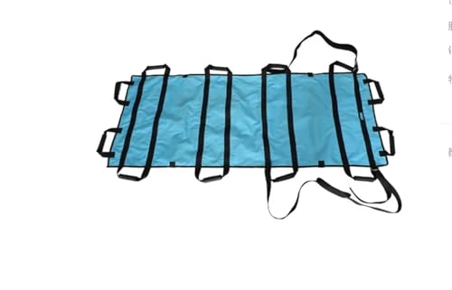 Patiententransfer, Pad Für Notfallrettung, Bewegliche Trage, Wasserdichtes Positionierungspad Für Behinderte Ältere Menschen Mit Mobilitätsunterstützung(Blue- with shoulder strap) von QICBYING