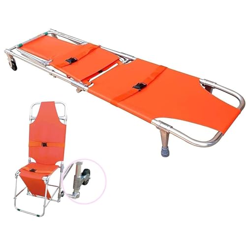 Tragbare Klapptrage, Klappbare Notfall-Stuhltrage Aus Aluminium, Multifunktionstrage, Evakuierung Von Krankenwagen Und Feuerwehrleuten Für Ältere Menschen Und Behinderte von QICBYING