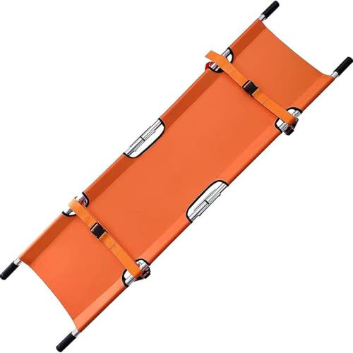 Tragbare Krankentrage, Medizinische Notfall-Transfertrage Aus Aluminium, Zusammenklappbar, Einfache Krankentrage Mit Robusten Griffen Und Gummifüßen, Für Krankenhäuser, Kliniken von QICBYING