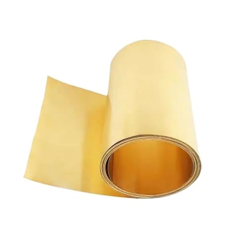 1 Stück H62 Messingfolienrolle, 0,4 mm dick – 200–400 mm Breite, 1 m Länge for Elektronik/Handwerk/Bau(200mm) von QICEHESE