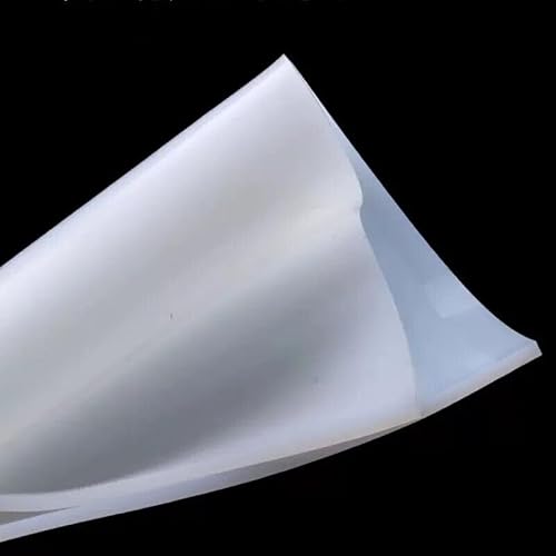 1 Stück Silikonkautschukplatte – durchscheinende flache Dichtung, 0,5–30 mm Dicke, langlebig und leicht zu reinigen(300X300X2mm) von QICEHESE