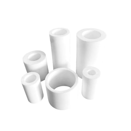 1 Stück hochtemperaturbeständige PTFE-Hohlstäbe – vielseitige PEFT-Rohre for industrielle Anwendungen(D120*80 * 200mm) von QICEHESE