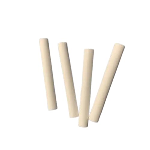 10 Stück 0,5 m beige hochfeste Fiberglasstäbe – leichte Konstruktion, abriebfest, bearbeitbares Verbundmaterial(6mm) von QICEHESE