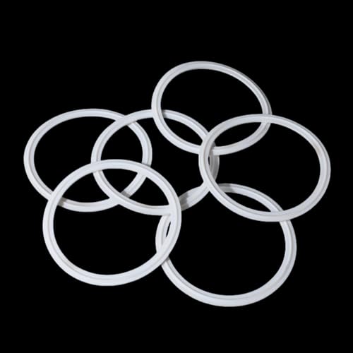 10 Stück PTFE-Dichtungen – Hochtemperatur- und chemikalienbeständige Dichtungsringe for den industriellen Einsatz(130 * 111 * 4.5mm) von QICEHESE