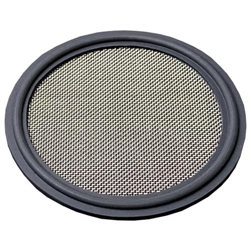 QICEHESE 1 Stück 6 Zoll Tri-Clamp Sanitär-Siebfilter – 100 Mesh PTFE/FKM-Dichtung, Edelstahl 304, zuverlässige Filtration(Black) von QICEHESE