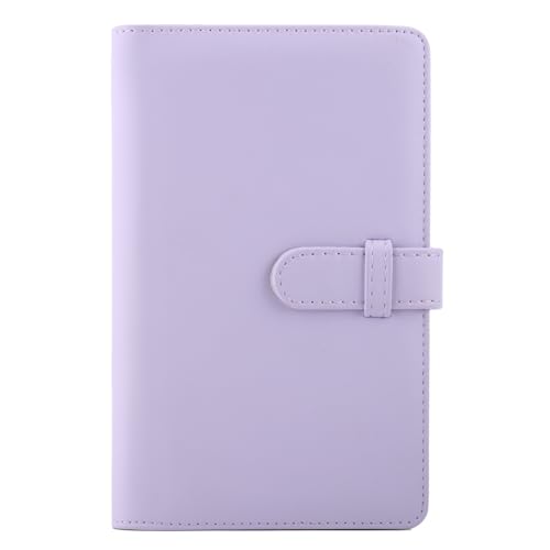 Mini Fotoalbum für 2x3 Zoll Filme and Kpop-Fotokartenhalter 108 Taschen Kompatibel mit Fujifilm Instax Mini 12 11 9 8 90 70 40 EVO LiPlay Link Instant Filme (Flieder Lila) von QICNMFA