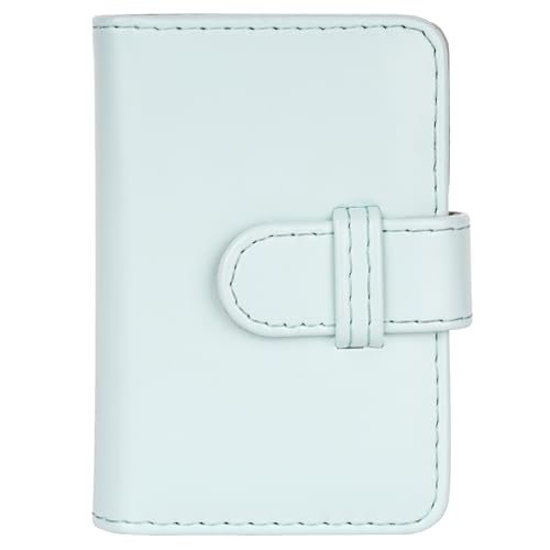 Mini Fotoalbum für 2x3 Zoll Filme and Kpop-Fotokartenhalter 28 Taschen Kompatibel mit Fujifilm Instax Mini 12 11 9 8 90 70 40 EVO LiPlay Link Instant Filme (Mintgrün) von QICNMFA