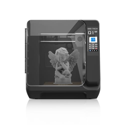 QIDI Q1 Pro 3D-Drucker, 600mm/s Hochgeschwindigkeits-3D Printer mit Kamera, 60℃ Kammerwärme, 350°C Druckunterstützung Kohlefaserfilament, Tangle Detection, Druckgröße 245 * 245 * 240mm von QIDI TECH