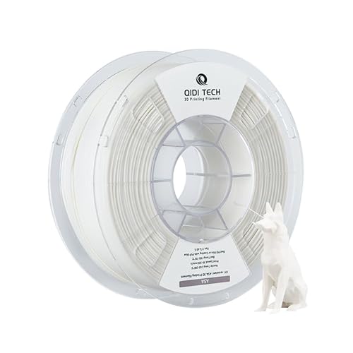QIDI TECH ASA Filament 1.75mm weiß,3D Drucker Filament ASA 1kg Spule(2.2lbs),Hohe UV Beständigkeit,Geruchsarm,Perfekt für den Druck von Outdoor Funktionsteilen,Passend für die meisten FDM 3D Drucker von QIDI TECH