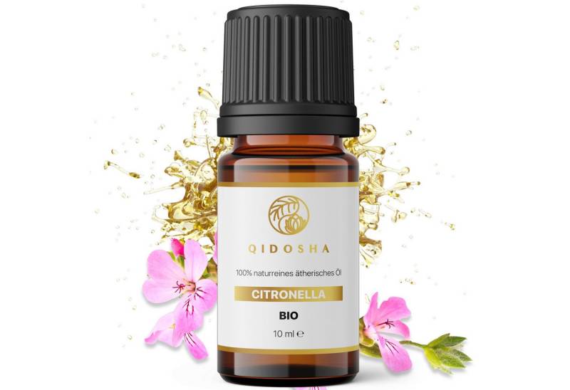 QIDOSHA Duftöl Citronella - Ätherisches BIO Citronella Öl von QIDOSHA