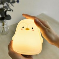 Gotrays - Creative Touch Cartoon Pinguin Silikonlampe Wiederaufladbare Nachttischlampe von GOTRAYS