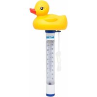 Hochwertiges Enten-Wassertemperatur-Thermometer, schwimmendes Pool-Thermometer mit Kordeln, bruchfest, geeignet für alle Außen- und Innenpools, Spas, von QIEDIE
