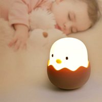 LED-Nachttischlampe für Kinder, tragbare wiederaufladbare USB-Nachtlampe, dimmbar, Silikon-Nachttischlampe für Babyzimmer, Schlafzimmer, Lesen, von QIEDIE