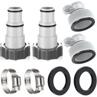 Pool-Bodenreiniger, Pool-Staubsauger, Schwimmbad, Pool-Staubsauger, 32 bis 38, Intex-Pool-Adapter, Pool-Schlauch-Adapter-Set, Pool-Zubehör, von QIEDIE