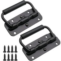 2 Stück Edelstahl-Zuggriffe, Kastengriff, Hebewerkzeug, Box-Feder-Klappgriff, Zuggriffe 120 mm von GOTRAYS