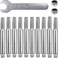 Gotrays - Kettensägenschärfer aus Wolframkarbid, 3 verschiedene Größen: 4 mm, 5 mm, 6 mm, Kettensägen-Set mit hochharten Fräsern für 8-22 Zoll von GOTRAYS