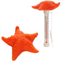 Schwimmendes Pool-Thermometer, große Größe, leicht ablesbarer Wassertemperaturbereich – Pools, Spas, Whirlpools, Teiche und Whirlpools (starfish05) von QIEDIE