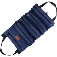 Qiedie - Stoff-Werkzeugtasche, tragbare Auto-Werkzeug-Aufbewahrungstasche, Elektriker-Werkzeugtasche, Hardware-Werkzeugtasche – blau von QIEDIE