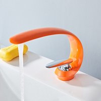 Qiedie - Waschtischarmaturen, Badezimmer, Messing, Waschbecken-Mischbatterie, Einloch-Waschtisch, Kran, Toilette, Kunst, Waschbecken-Wasserhahn, von QIEDIE