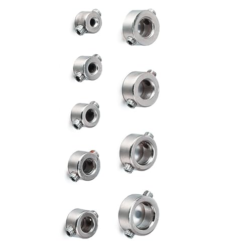 QIEIEI 9-teiliges Bohrer-Set, Tiefenanschlag, Bohrbegrenzungsringe, Bohrer-Stop-Kragen-Set, Bohrwerkzeug mit Schraubenschlüsseln von QIEIEI
