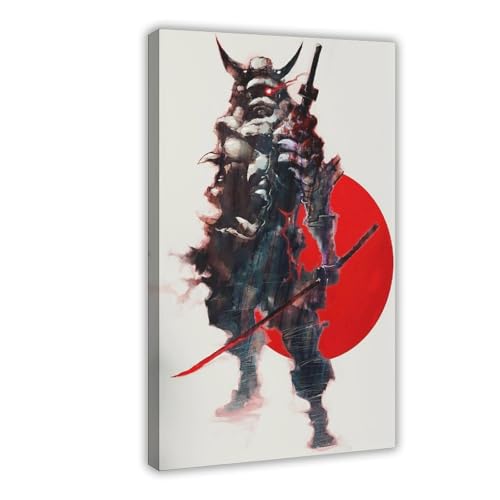 QIENAZIO Abstrakte Ästhetik über körperliche und geistige Stärke, Samurai-Wanddruck, japanisches Poster, 2 Leinwand, modernes Poster, Wandkunst, Dekordrucke, Gemälde, Wohnzimmer, Schlafzimmer, 50 x 75 QIENAZIO Abstrakte Ästhetik über körperliche und geistige Stärke, Samurai-Wanddruck, japanisches Poster, 2 Leinwand, modernes Poster, Wandkunst, Dekordrucke, Gemälde, Wohnzimmer, Schlafzimmer, 50 x 75 von QIENAZIO