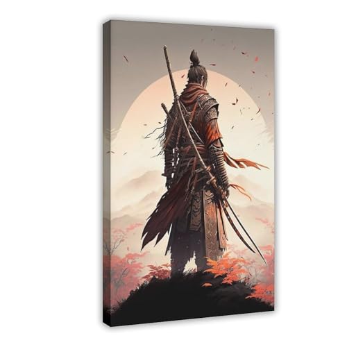 QIENAZIO Abstrakte Ästhetik über körperliche und geistige Stärke, Samurai-Wanddruck, japanisches Poster, 3 Leinwand-Kunst-Poster und Drucke, ästhetische Raumdekoration, Schlafzimmer, Büro, 50 x 75 cm QIENAZIO Abstrakte Ästhetik über körperliche und geistige Stärke, Samurai-Wanddruck, japanisches Poster, 3 Leinwand-Kunst-Poster und Drucke, ästhetische Raumdekoration, Schlafzimmer, Büro, 50 x 75 cm von QIENAZIO