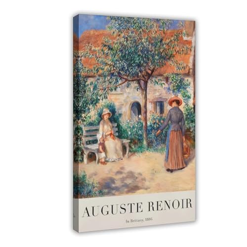 QIENAZIO Auguste Renoir – In der Bretagne, Frankreich, Leinwand-Kunst, Poster und Drucke, Raumdekoration, ästhetische Schlafzimmerdekoration, 60 x 90 cm QIENAZIO Auguste Renoir – In der Bretagne, Frankreich, Leinwand-Kunst, Poster und Drucke, Raumdekoration, ästhetische Schlafzimmerdekoration, 60 x 90 cm von QIENAZIO